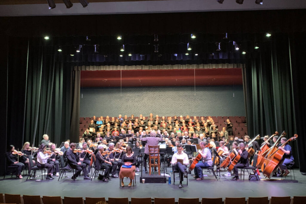 Brahms Requiem St Cecilia's Day rehearsal